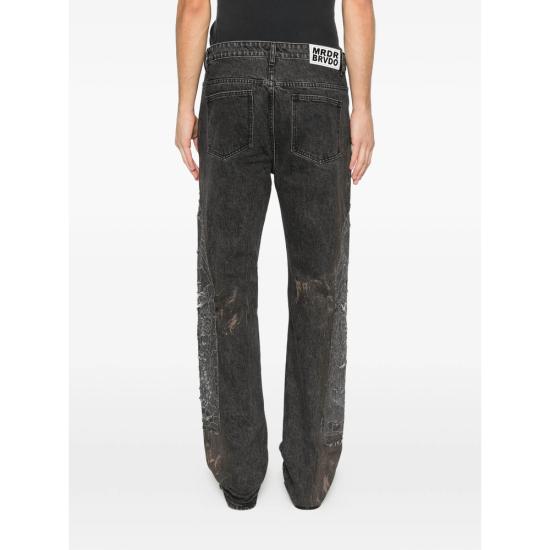 25FW 후 디싸이즈 워 데님 MECHANIC DENIM COAL BLACK - WHO DECIDES WAR