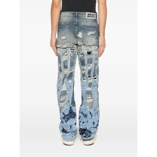 25FW 후 디싸이즈 워 데님 FLAME BORD DEN DENIM BLUE - WHO DECIDES WAR