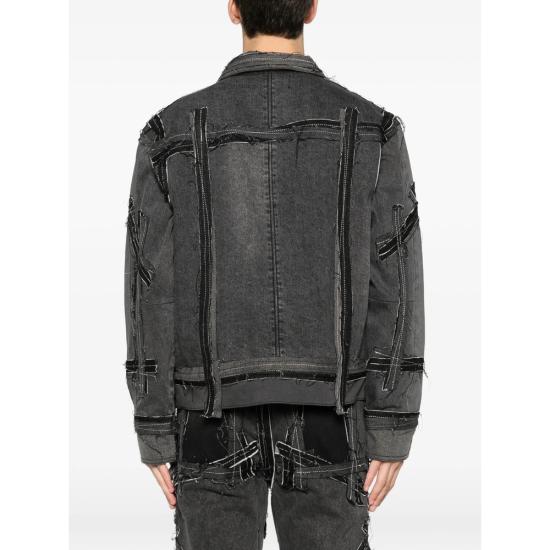 25FW 후 디싸이즈 워 데님 자켓 EXPOSURE TRUCK COAL GREY BLACK - WHO DECIDES WAR