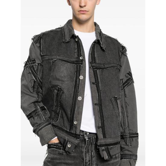 25FW 후 디싸이즈 워 데님 자켓 EXPOSURE TRUCK COAL GREY BLACK - WHO DECIDES WAR