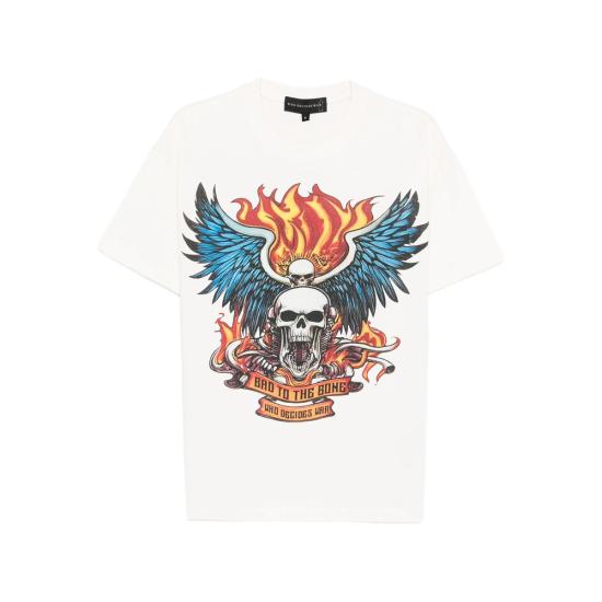 25FW 후 디싸이즈 워 스웨터 BAD TO BONE CLOUD WHITE