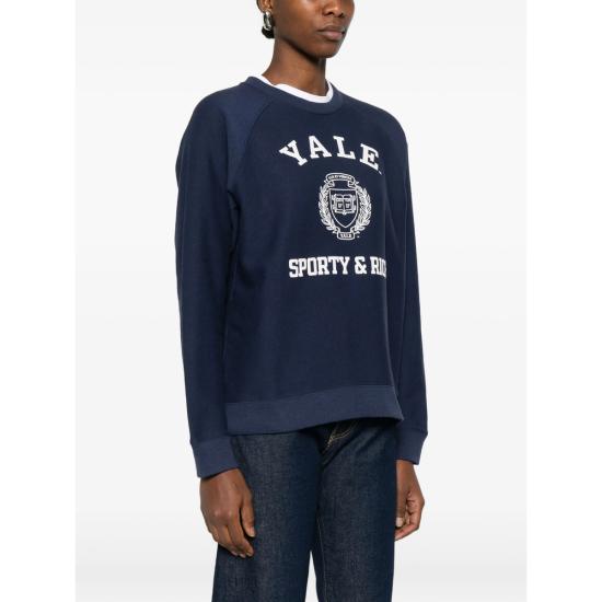 26SS 스포티앤리치 스웨터 ST082611680BL DKNAV BLUE - SPORTY & RICH