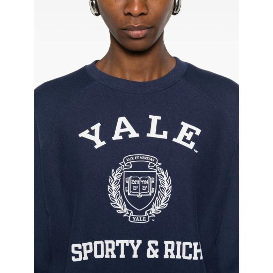 26SS 스포티앤리치 스웨터 ST082611680BL DKNAV BLUE - SPORTY & RICH