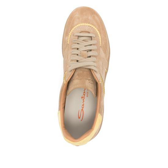 26SS 산토니 스니커즈 WBPL61463FAIT UBYC13 BROWN - SANTONI