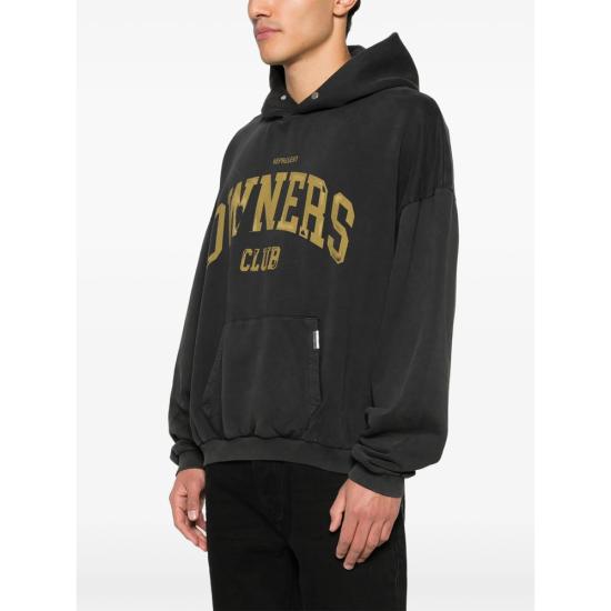 26SS 리프레젠트 후드 티셔츠 OCM100044 02 FADBK BLACK - REPRESENT