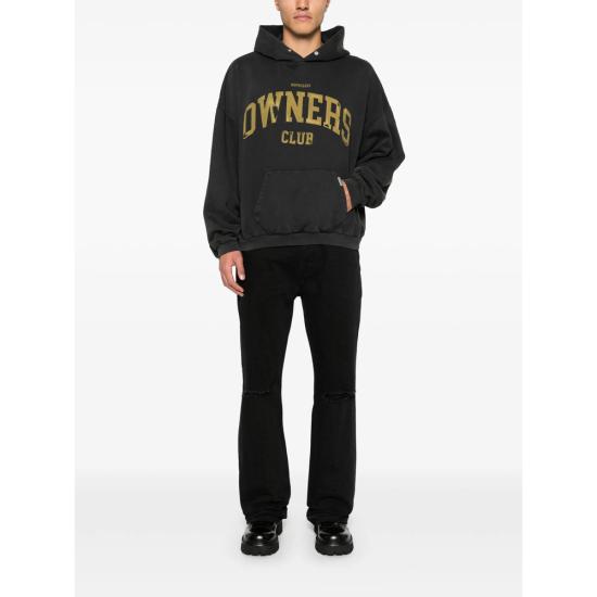 26SS 리프레젠트 후드 티셔츠 OCM100044 02 FADBK BLACK - REPRESENT