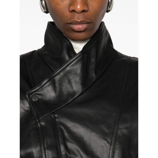 26SS 더 가먼트 가죽 자켓 22111 BROOKLYN 050 BLACK - THE GARMENT