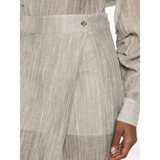 26SS 더 가먼트 미디 스커트 22041 DELFI 056 GREY - THE GARMENT