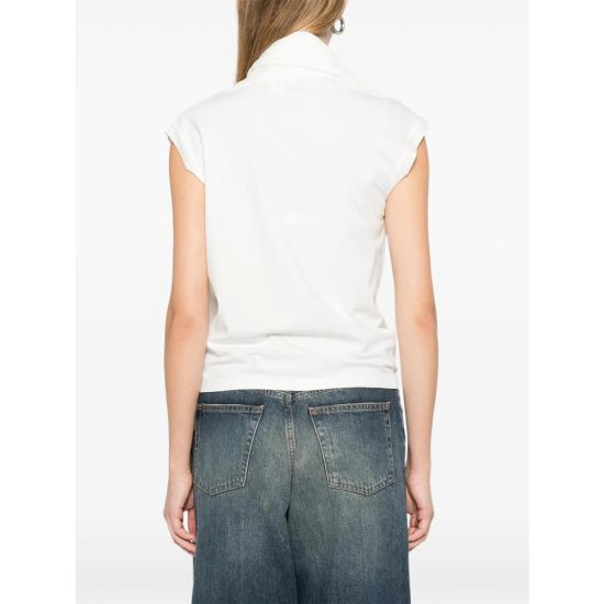 26SS 더 가먼트 민소매 티셔츠 21288 SCARF 001 WHITE - THE GARMENT