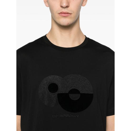 26SS 엠포리오 아르마니 반팔 티셔츠 AF14795 EM004760 FC013 BLACK - EMPORIO ARMANI
