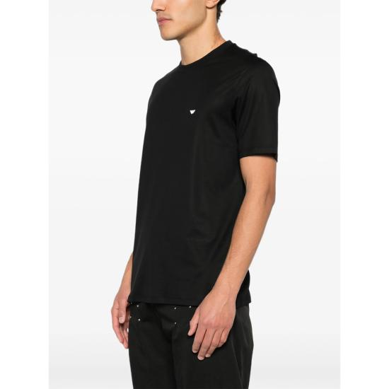 26SS 엠포리오 아르마니 반팔 티셔츠 AF13747 EM004592 UC001 BLACK - EMPORIO ARMANI