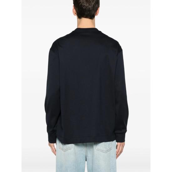 26SS 엠포리오 아르마니 긴팔 티셔츠 AF13669 EM005362 UB118 BLUE - EMPORIO ARMANI