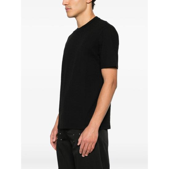 26SS 엠포리오 아르마니 반팔 티셔츠 AF10762 EM004594 FC293 BLACK - EMPORIO ARMANI