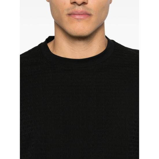 26SS 엠포리오 아르마니 반팔 티셔츠 AF10762 EM004594 FC293 BLACK - EMPORIO ARMANI