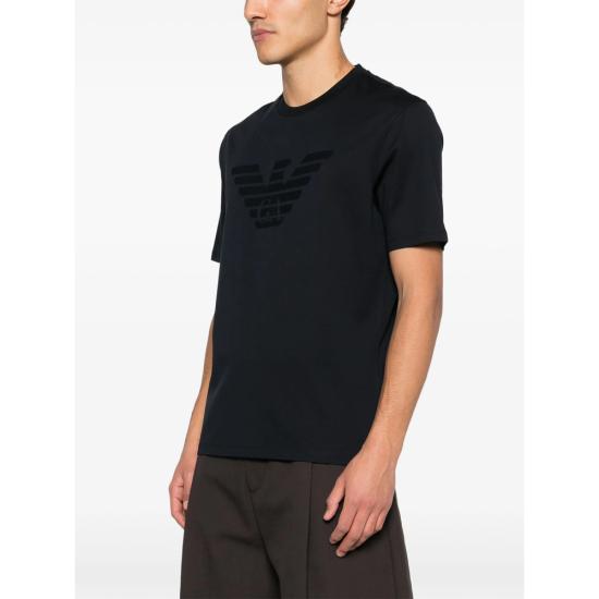26SS 엠포리오 아르마니 반팔 티셔츠 AF10762 EM004593 FB438 BLACK - EMPORIO ARMANI