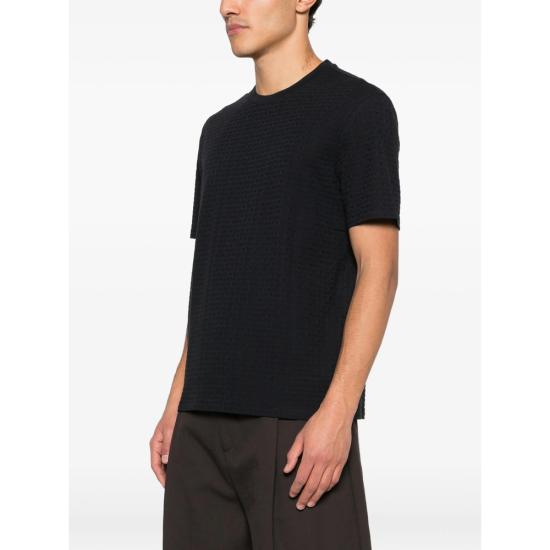 26SS 엠포리오 아르마니 반팔 티셔츠 AF10762 EM004594 FB413 BLACK - EMPORIO ARMANI