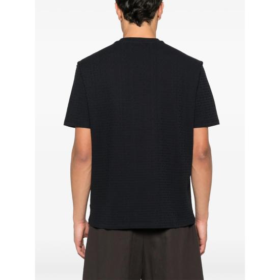 26SS 엠포리오 아르마니 반팔 티셔츠 AF10762 EM004594 FB413 BLACK - EMPORIO ARMANI