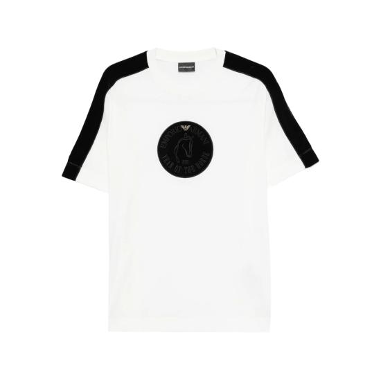 26SS 엠포리오 아르마니 반팔 티셔츠 AF10017 EM005344 U0003 WHITE BLACK