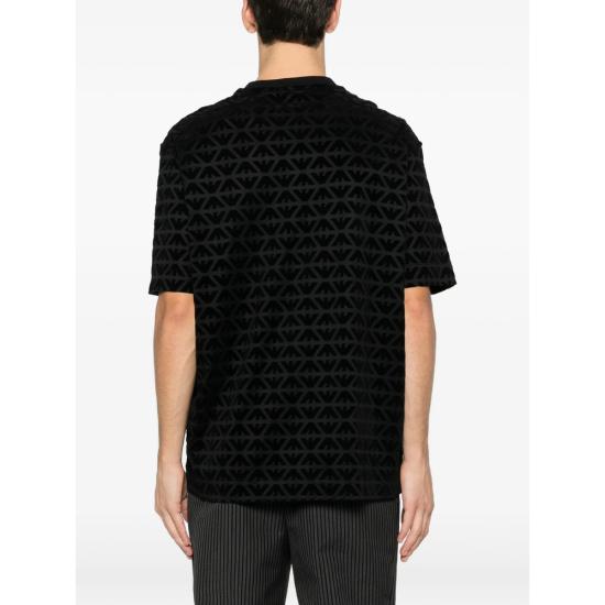 26SS 엠포리오 아르마니 반팔 티셔츠 AF10017 EM005343 FC307 BLACK - EMPORIO ARMANI