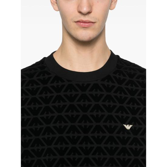 26SS 엠포리오 아르마니 스웨터 AF10013 EM005164 FC307 BLACK - EMPORIO ARMANI