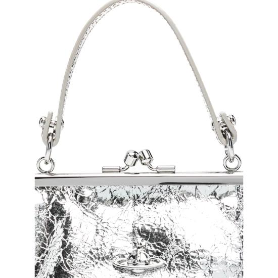 25FW 비비안웨스트우드 토트백 4B010007W L00A7 P403 SILVER - VIVIENNE WESTWOOD