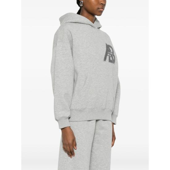 26SS 애니빙 후드 티셔츠 A 08 11883 GRM15 GREY - ANINE BING