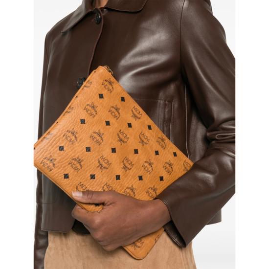 26SS 엠시엠 클러치/파우치 MYZGSTA09 CO BROWN BLACK - MCM
