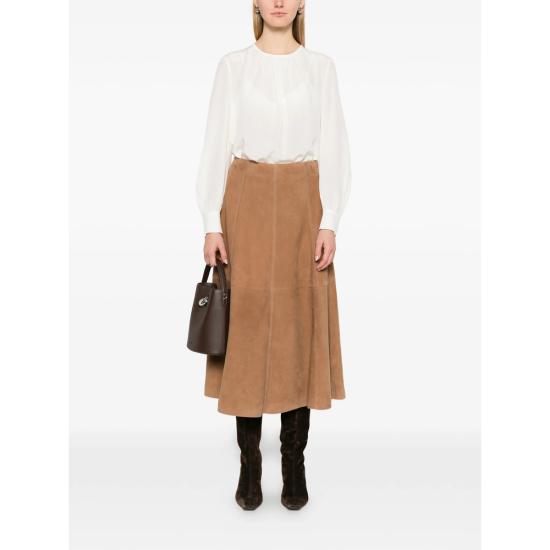 26SS 막스마라 스튜디오 셔츠 MSTCOLMO 144 008 WHITE - MAX MARA STUDIO