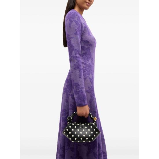 26SS 가니 토트백 B2100058 099 BLACK WHITE - GANNI