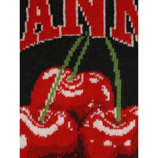 26SS 가니 그래픽 울 베스트 A1070264 252 GREY RED - GANNI