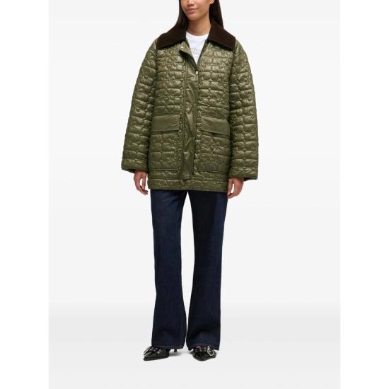 26SS 가니 자켓 A1010078 861 GREEN - GANNI