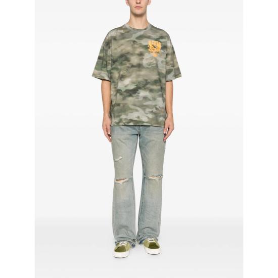 26SS 아미리 반팔 티셔츠 AMTOJR1024 CAMO GREEN - AMIRI