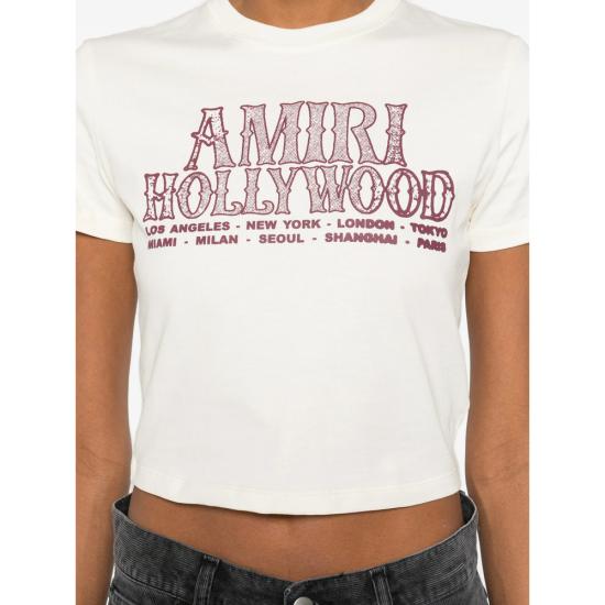 26SS 아미리 반팔 티셔츠 AWTOJR1029 LINEN NEUTRALS - AMIRI