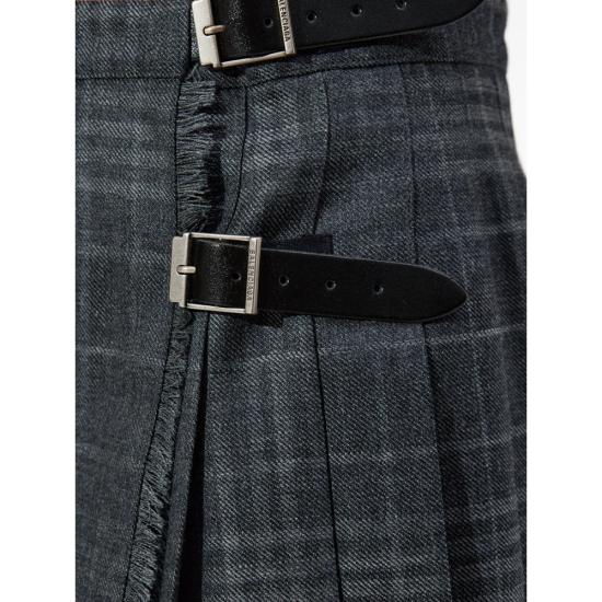 25FW 발렌시아가 미디 스커트 850673 TQT01 1240 GREY - BALENCIAGA