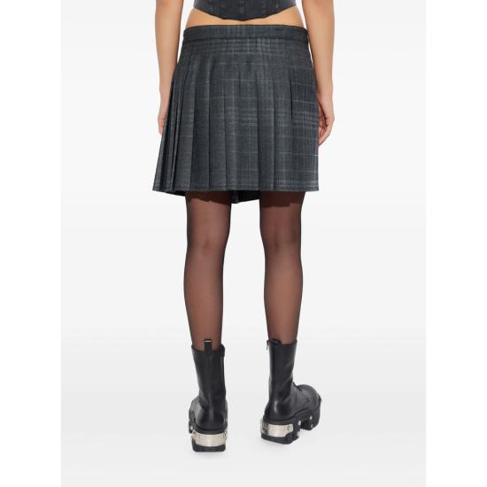 25FW 발렌시아가 데님 스커트 850673 TQT01 1240 GREY - BALENCIAGA