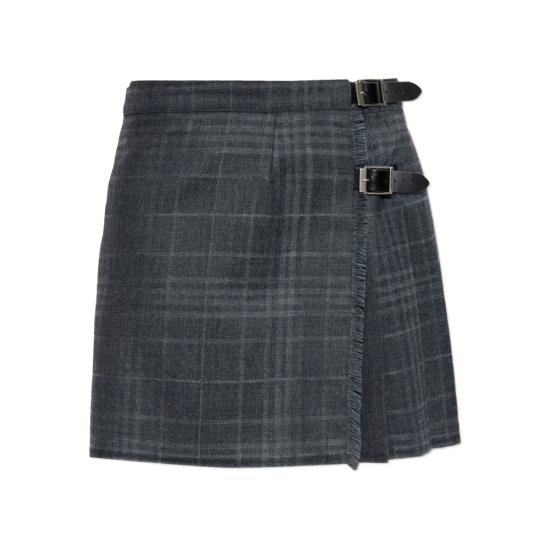 25FW 발렌시아가 미디 스커트 850673 TQT01 1240 GREY - BALENCIAGA