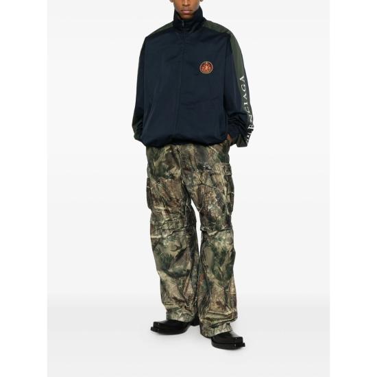 25FW 발렌시아가 팬츠 850720 TTL58 2135 GREEN BLACK - BALENCIAGA