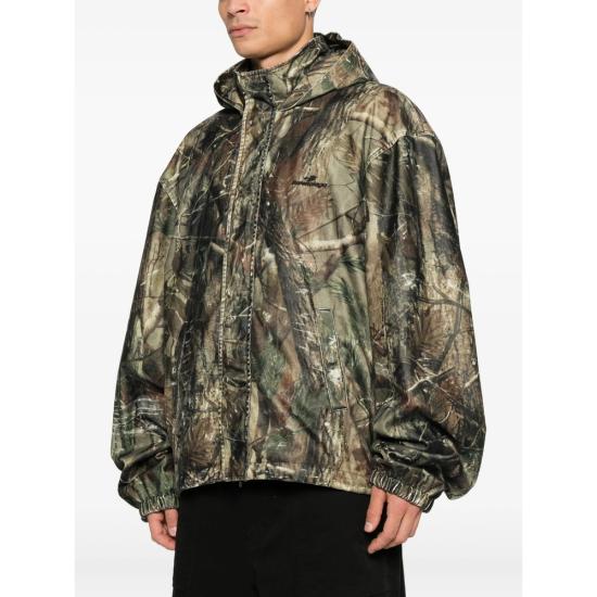 25FW 발렌시아가 자켓 850774 TTL58 2135 BROWN GREEN - BALENCIAGA