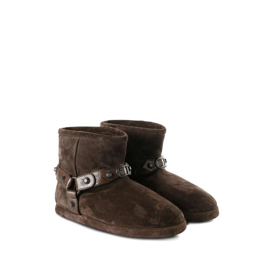 25FW 발렌시아가 알래스카 소프트 부티 845895 WBFC3 2891 BROWN - BALENCIAGA