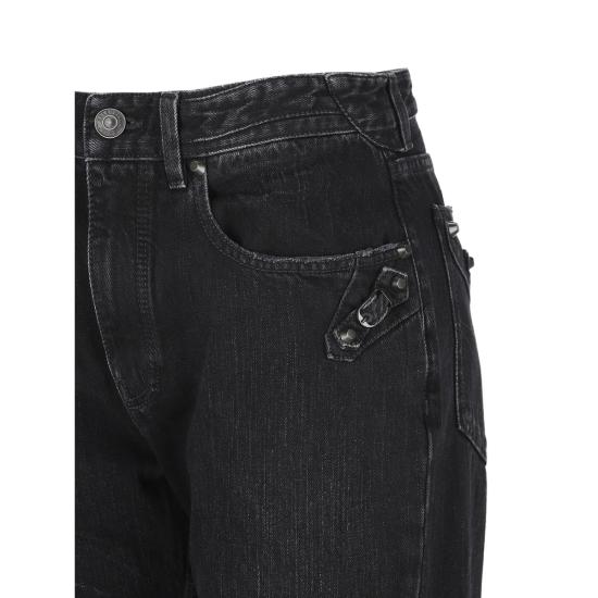 25FW 발렌시아가 데님 849953 TTW67 1037 BLACK GREY - BALENCIAGA