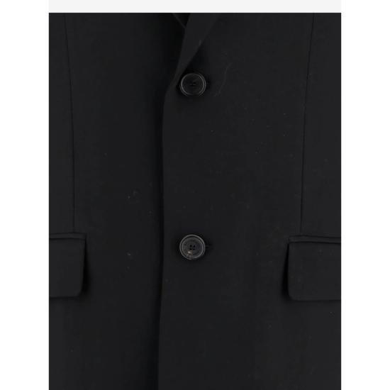 25FW 발렌시아가 스탠다드 테일러드 싱글 자켓 850759 TPT07 1038 BLACK - BALENCIAGA