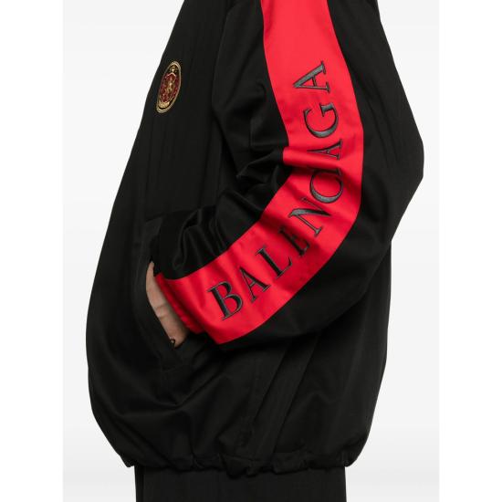 25FW 발렌시아가 자켓 850857 TSP13 1000 BLACK RED - BALENCIAGA