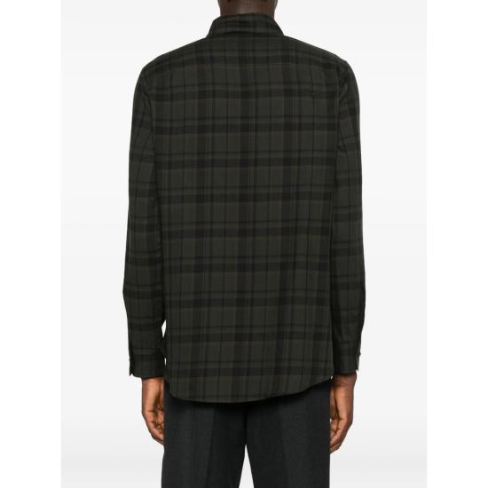 25FW 생로랑 셔츠 838702 Y33IB 2861 GREEN - SAINT LAURENT