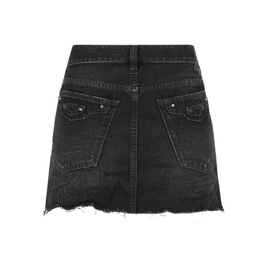 25FW 발렌시아가 미디 스커트 852324 TTW67 1037 BLACK - BALENCIAGA