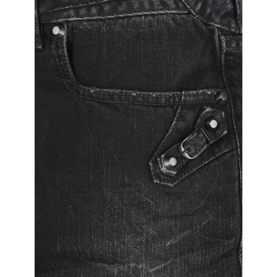 25FW 발렌시아가 미디 스커트 852324 TTW67 1037 BLACK - BALENCIAGA