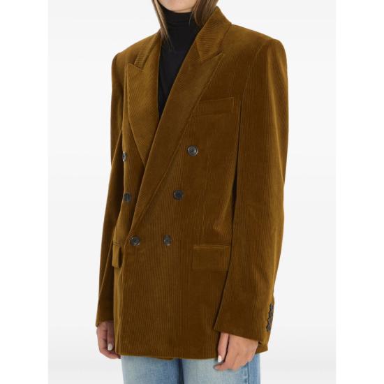 25FW 생로랑 자켓 837047 Y107T 2121 BROWN - SAINT LAURENT