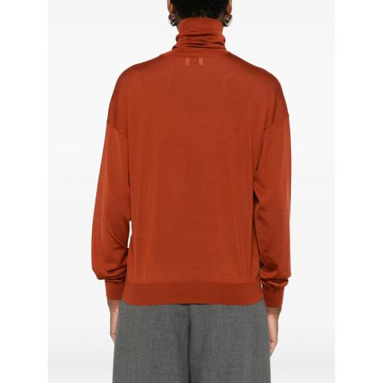 25FW 생로랑 울 터틀넥 스웨터 850331 Y76GM 6160 RED - SAINT LAURENT