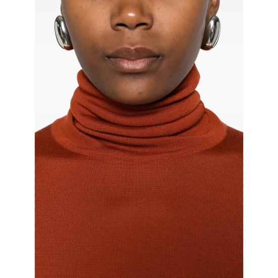 25FW 생로랑 울 터틀넥 스웨터 850331 Y76GM 6160 RED - SAINT LAURENT