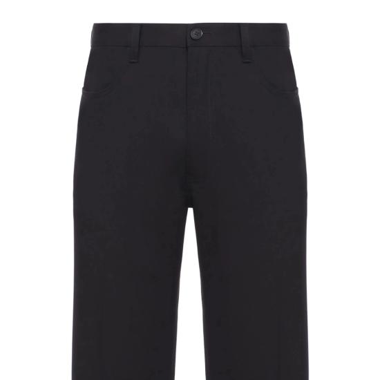 25FW 발렌시아가 핀스트라이프 팬츠 850705 TJT21 1000 BLACK - BALENCIAGA