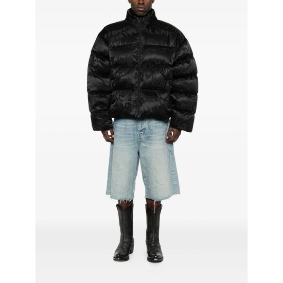 25FW 발렌시아가 숏패딩 850845 TTQ13 1000 BLACK - BALENCIAGA
